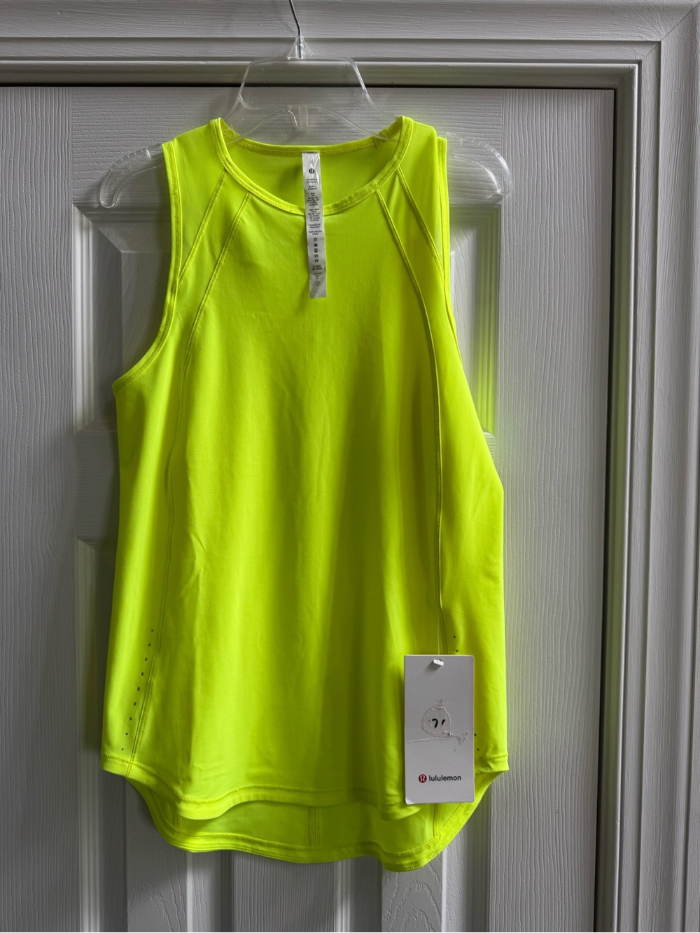lululemon athletica Neon Yellow Women's Tank Top